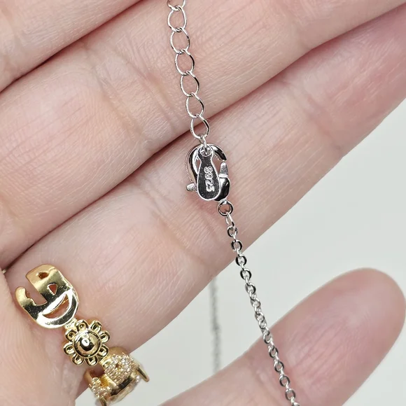 Dainty 2ctw MOISSANITE PENDANT NECKLACE S925 SOLID SILVER . - Picture 3 of 7